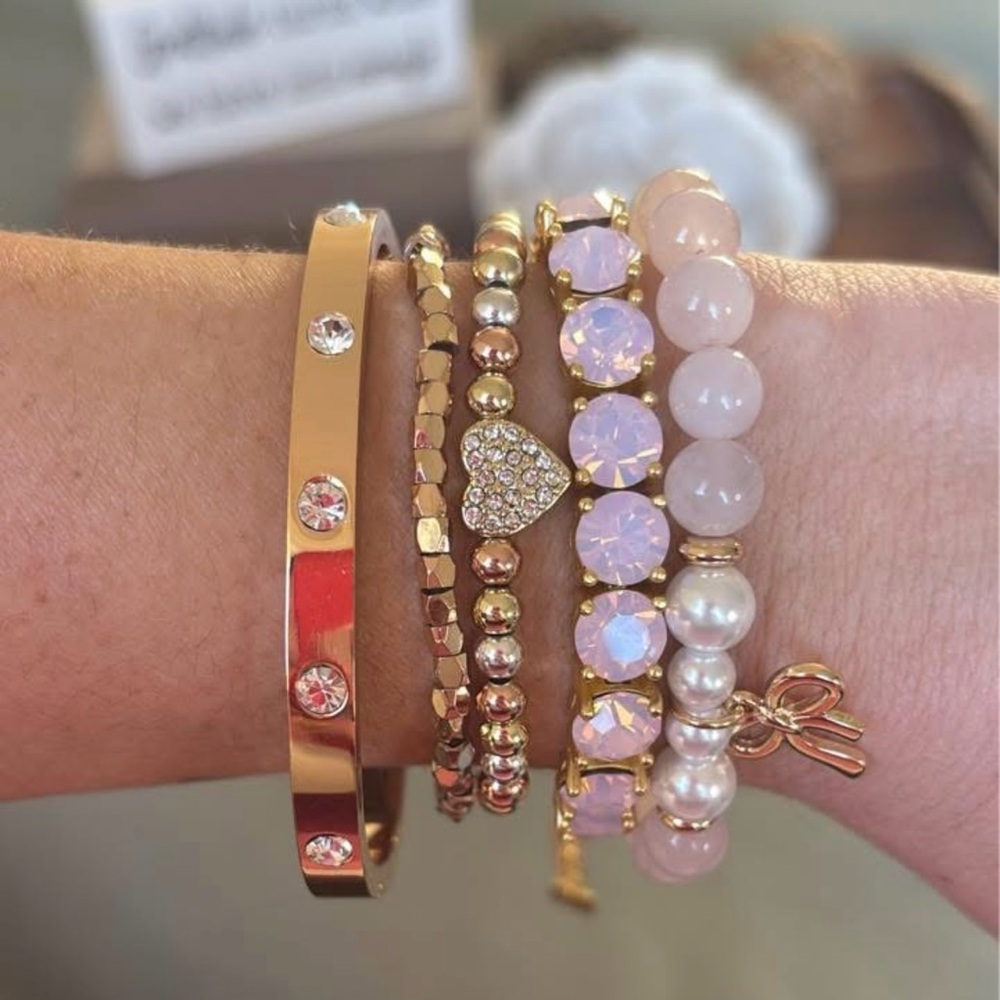 Park Lane Pink Opal Impression Bracelet! BNIB!! - Picture 10 of 14